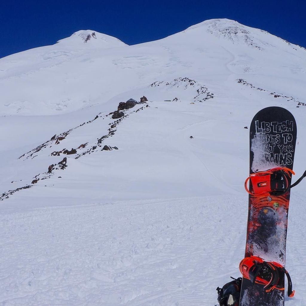 Эльбрус катание на сноуборде
