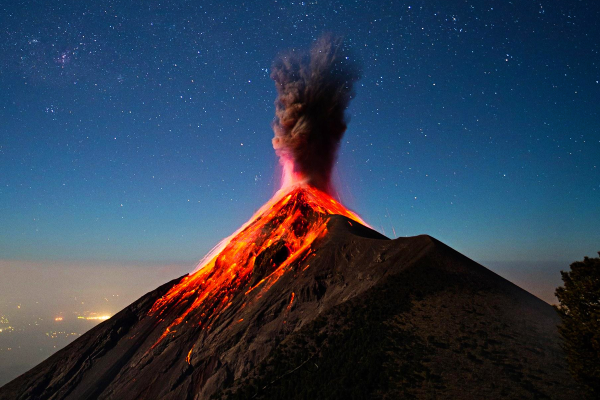Извержение вулкана Эльбрус