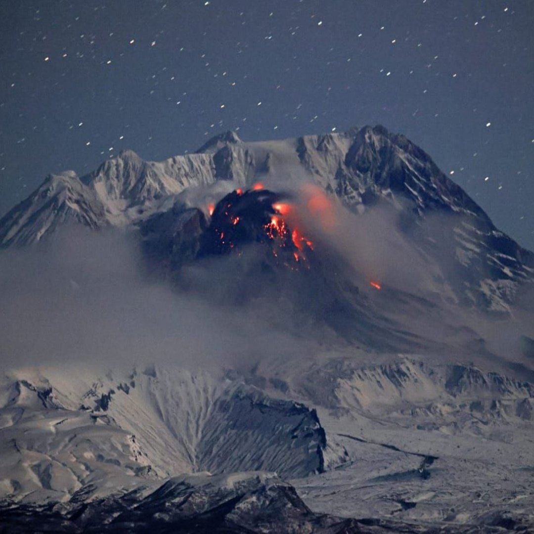 Шивелуч вулкан 2022 год