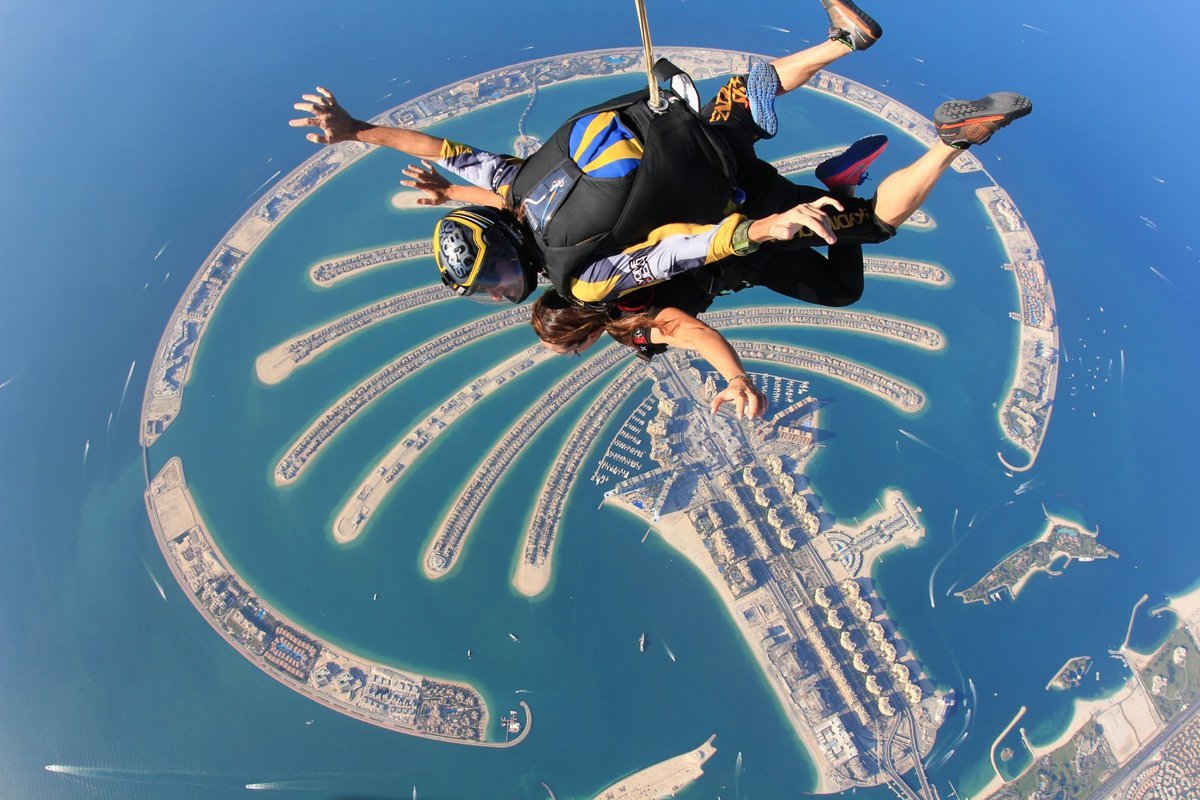 Скайдайв Дубай Skydive Dubai