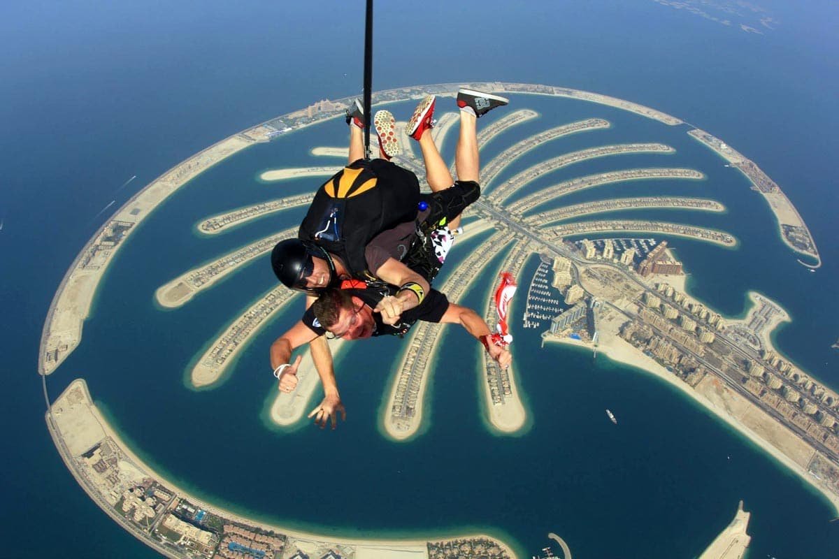Скайдайв Дубай Skydive Dubai