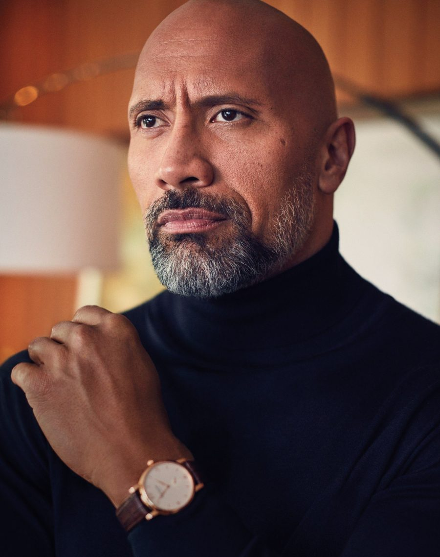 Дуэйн Джонсон с бородой