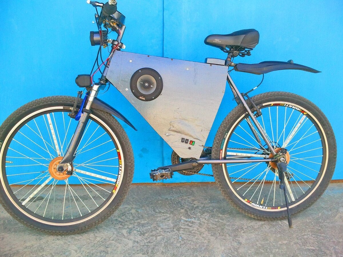 Тюнингованный велосипед
