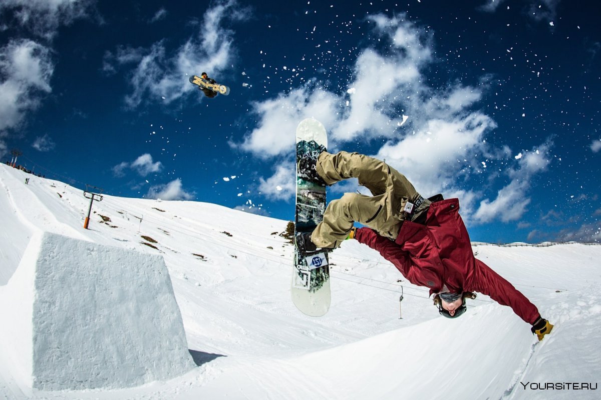 GOPRO Red bull сноуборд