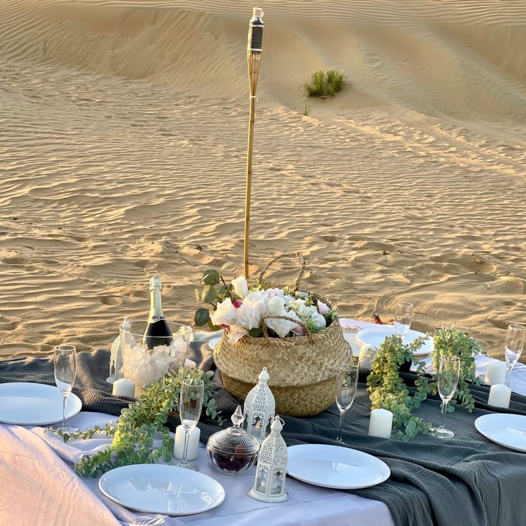 Ужин в пустыне Дубай