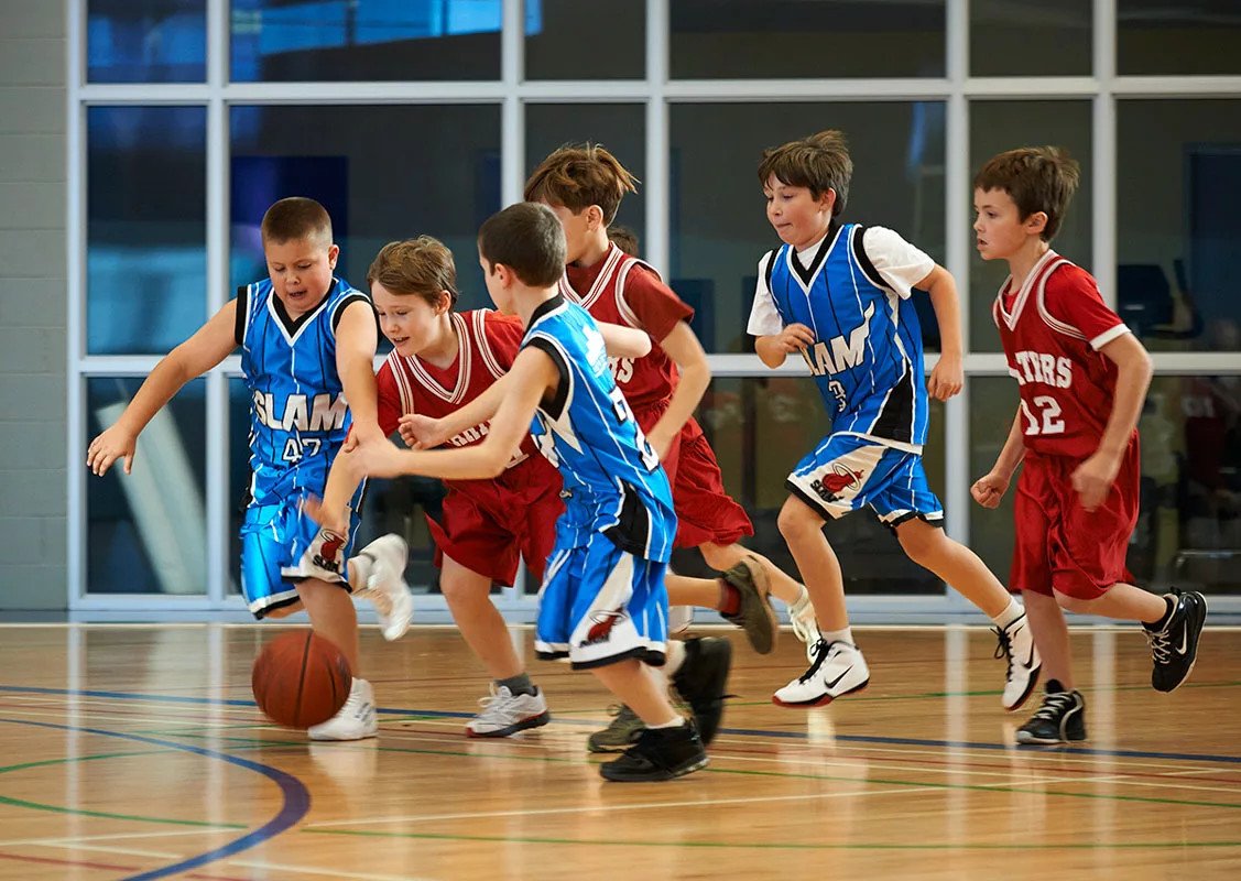 Баскетбол школьники