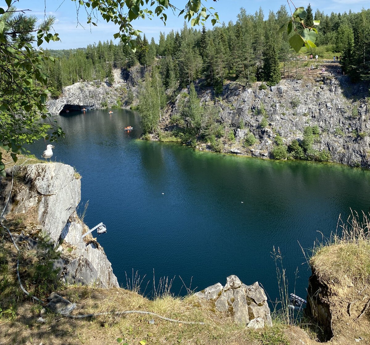 Кемпинг лесная поляна рускеала