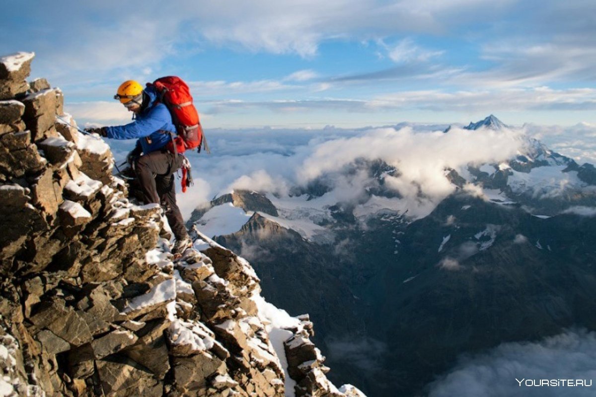 Гора Маттерхорн в Швейцарии – смертоносная вершина Альп.