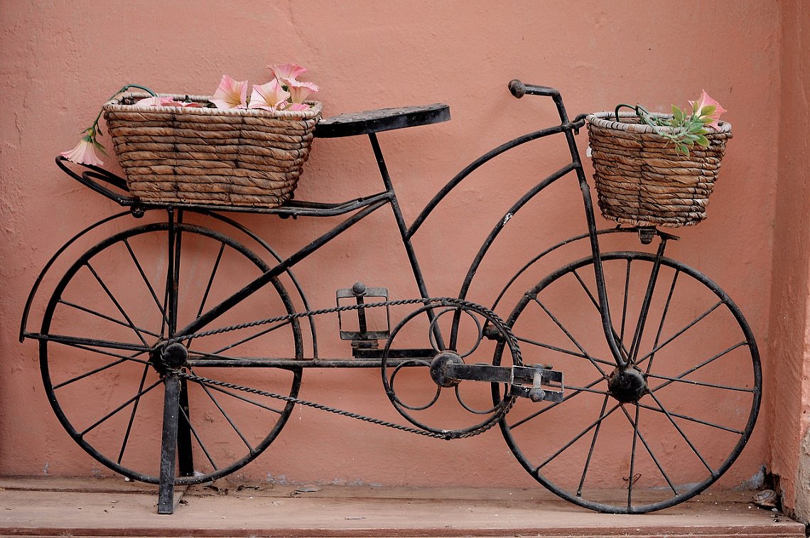 Велосипед с корзинкой