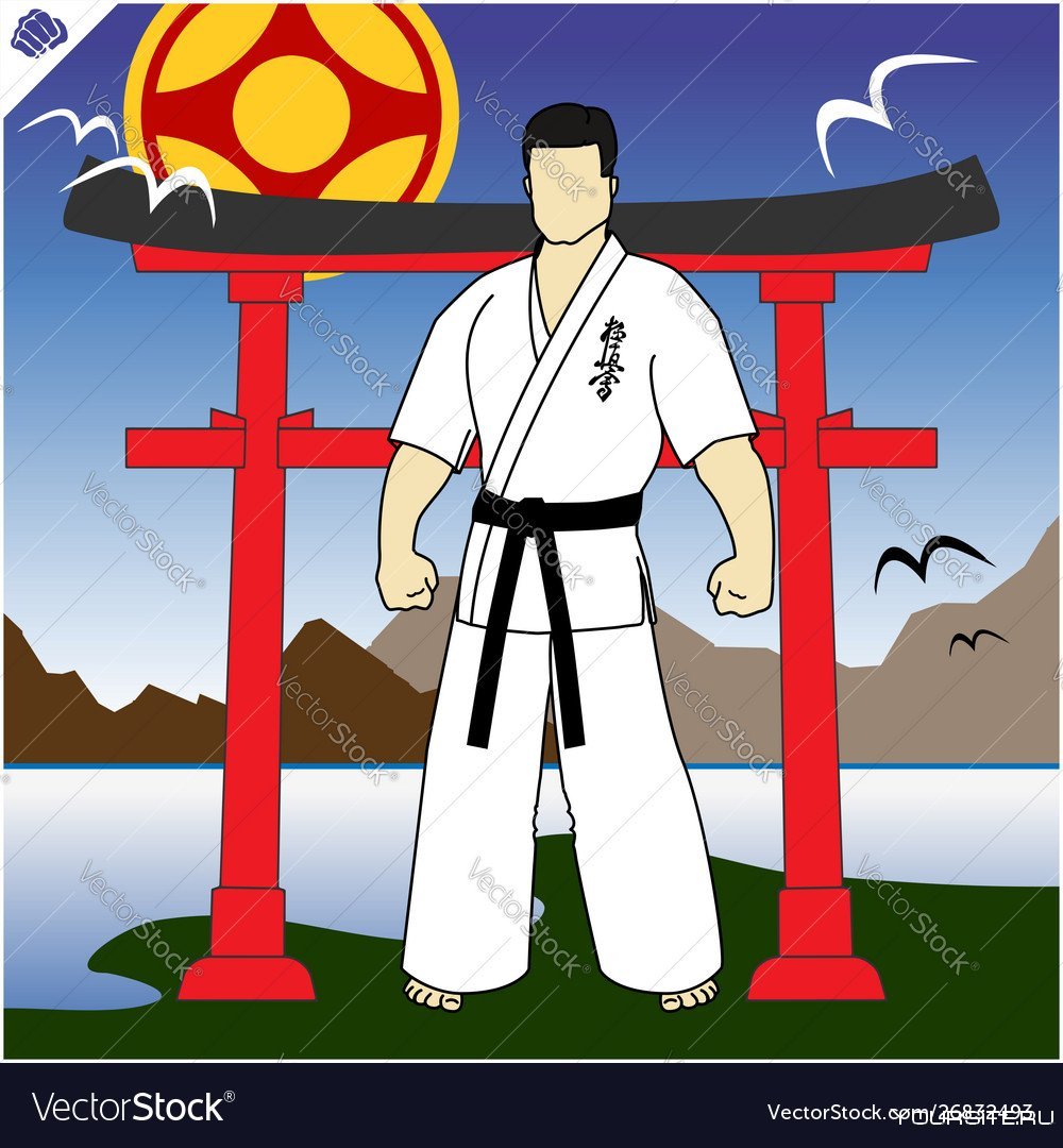 Kyokushinkai Karate вектор