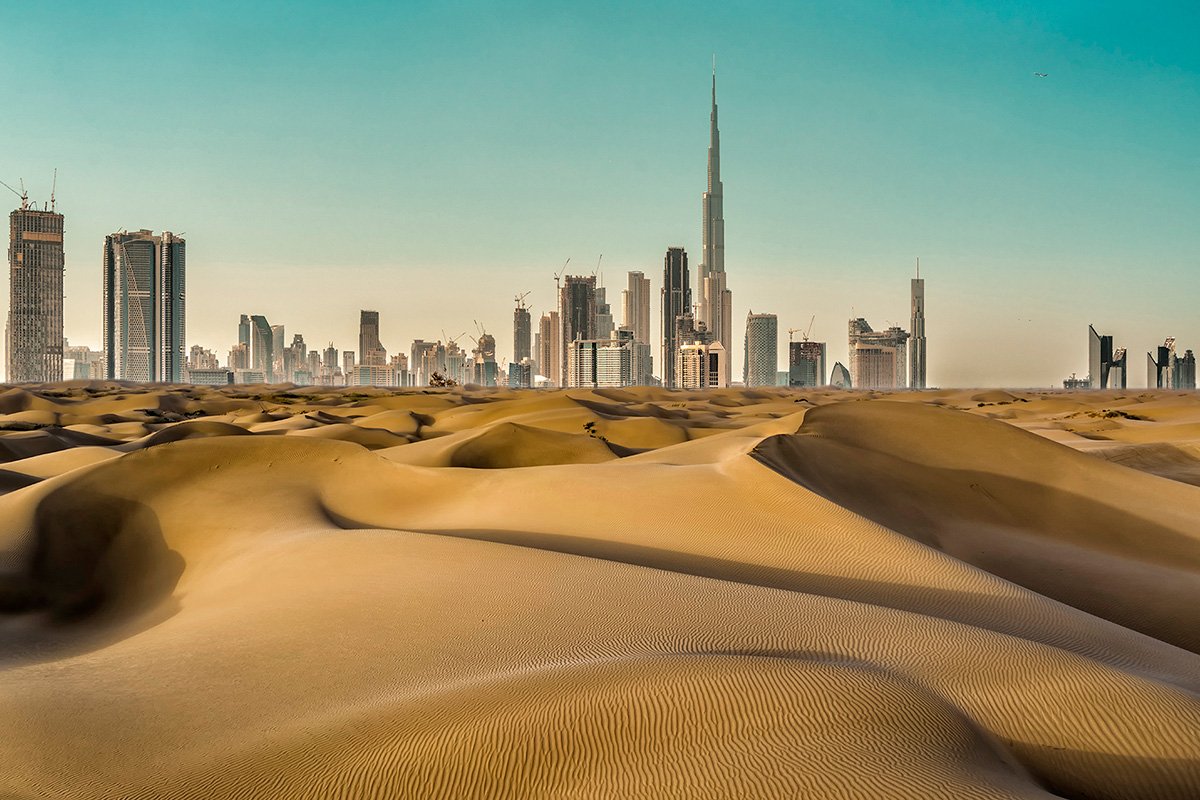 Город в пустыне Абу Даби