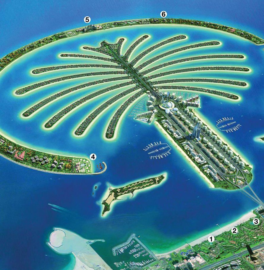 Абу Даби искусственные острова