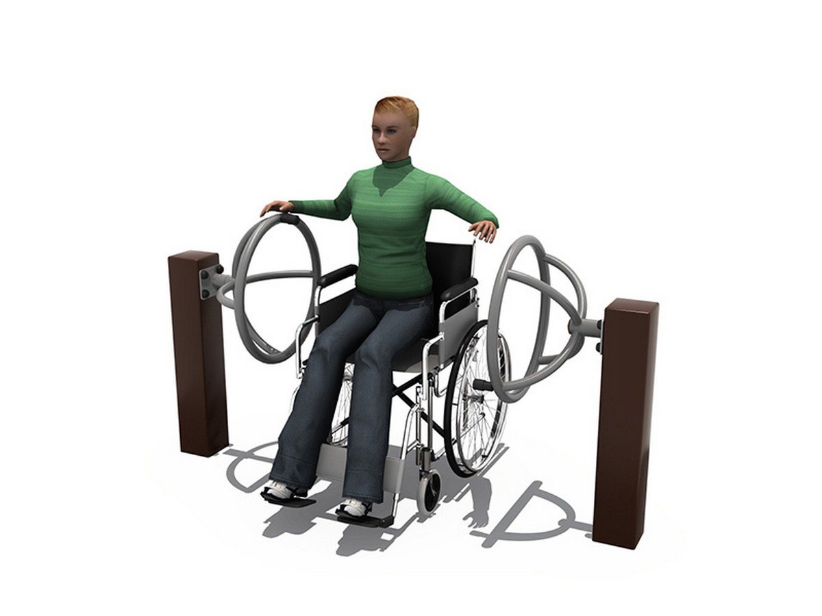 Спортивный велотренажер для инвалидов колясочников КДК-005