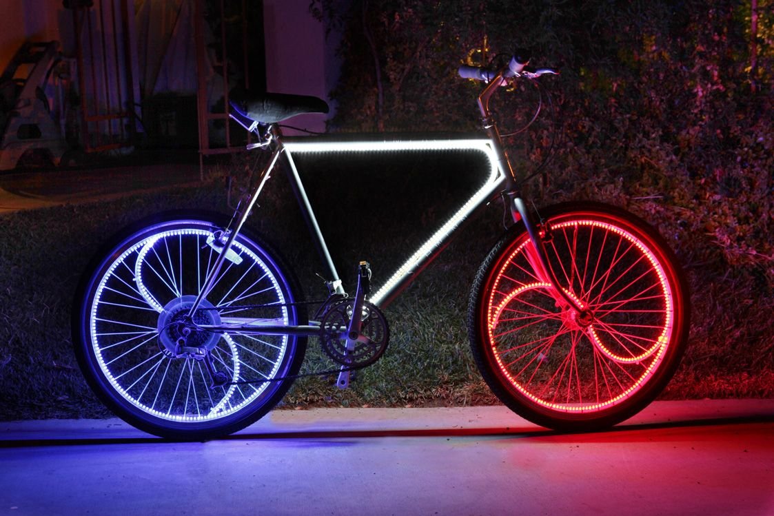 Разрисованный велосипед