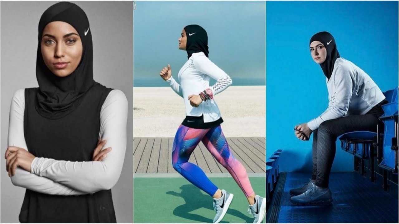 Как ходят мусульмане. Nike 2017 хиджаб. Спортивный хиджаб Nike. Nike для хиджаб занятий. Никаб найк.