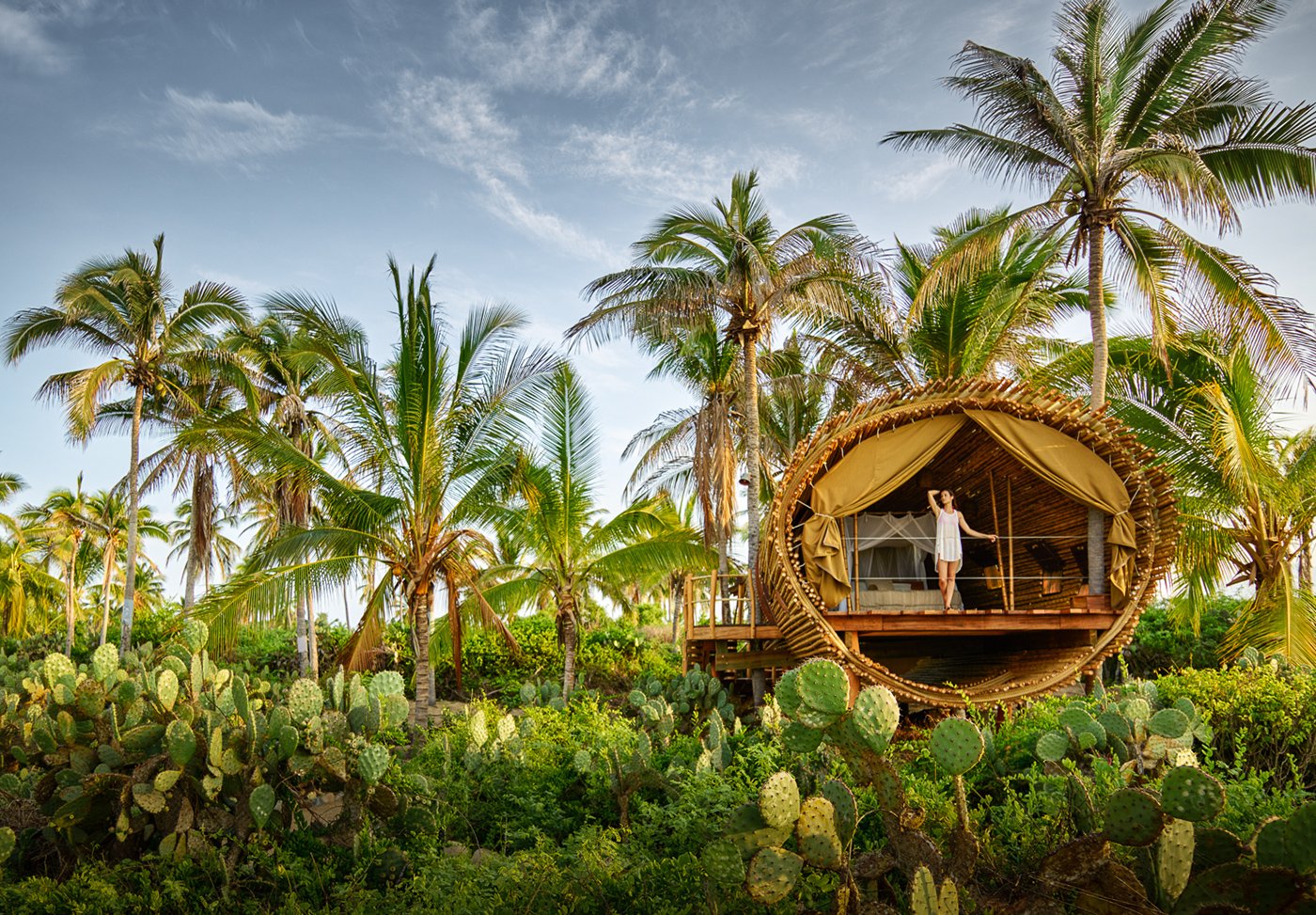 Отель в Мексике в джунглях. Бунгало в Тайланде. Шалаш на Бали. Playa Viva Мексика. Тропический оазис