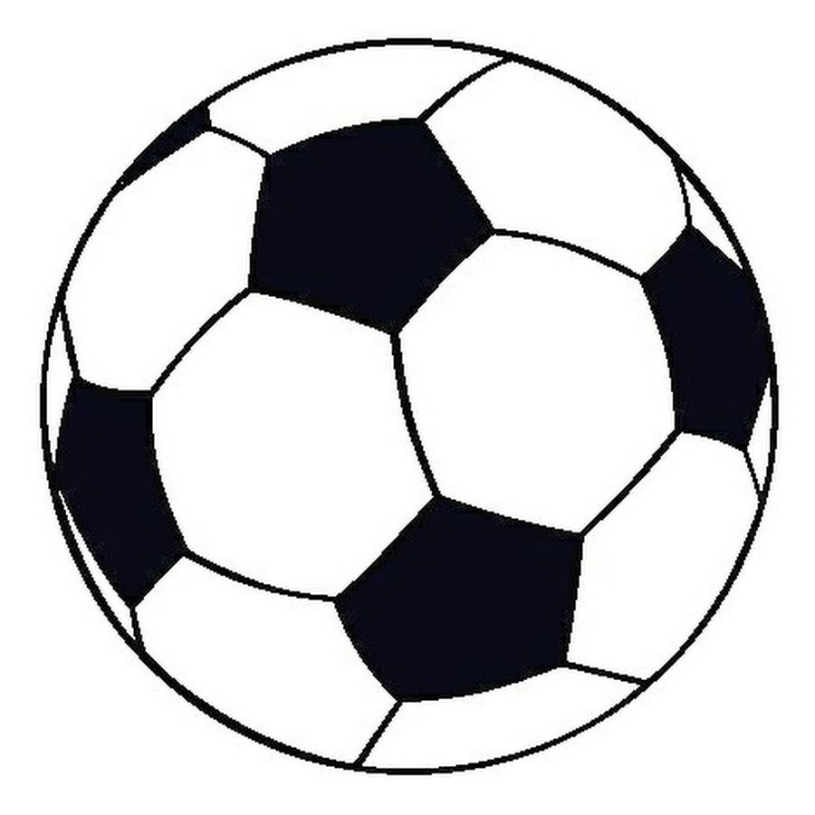 Футбольный мяч раскраска
