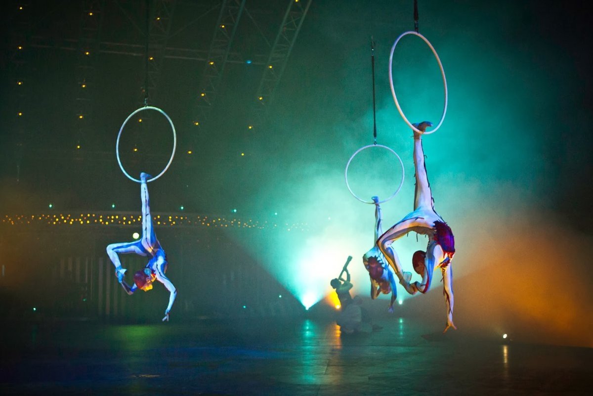 Воздушная гимнастика цирк дю солей