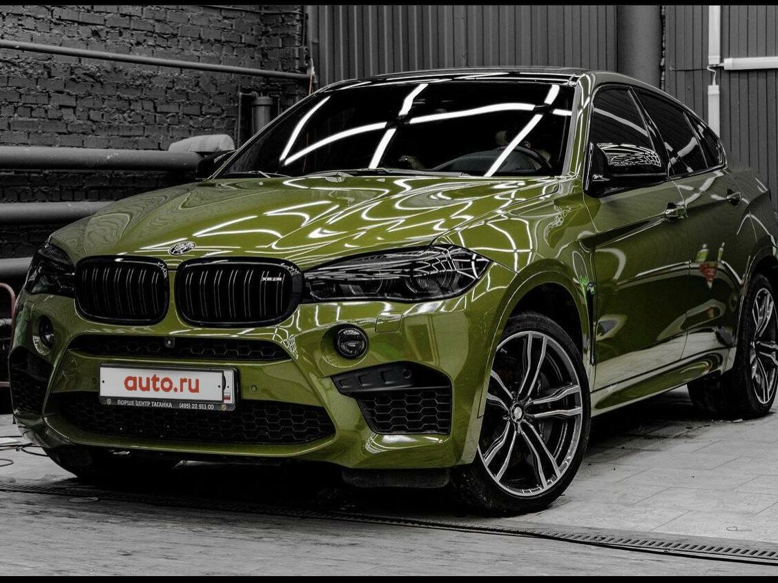 BMW x6 хаки 2021