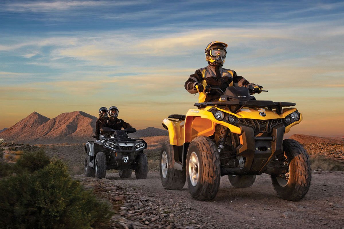 Квадроцикл can am BRP В горах