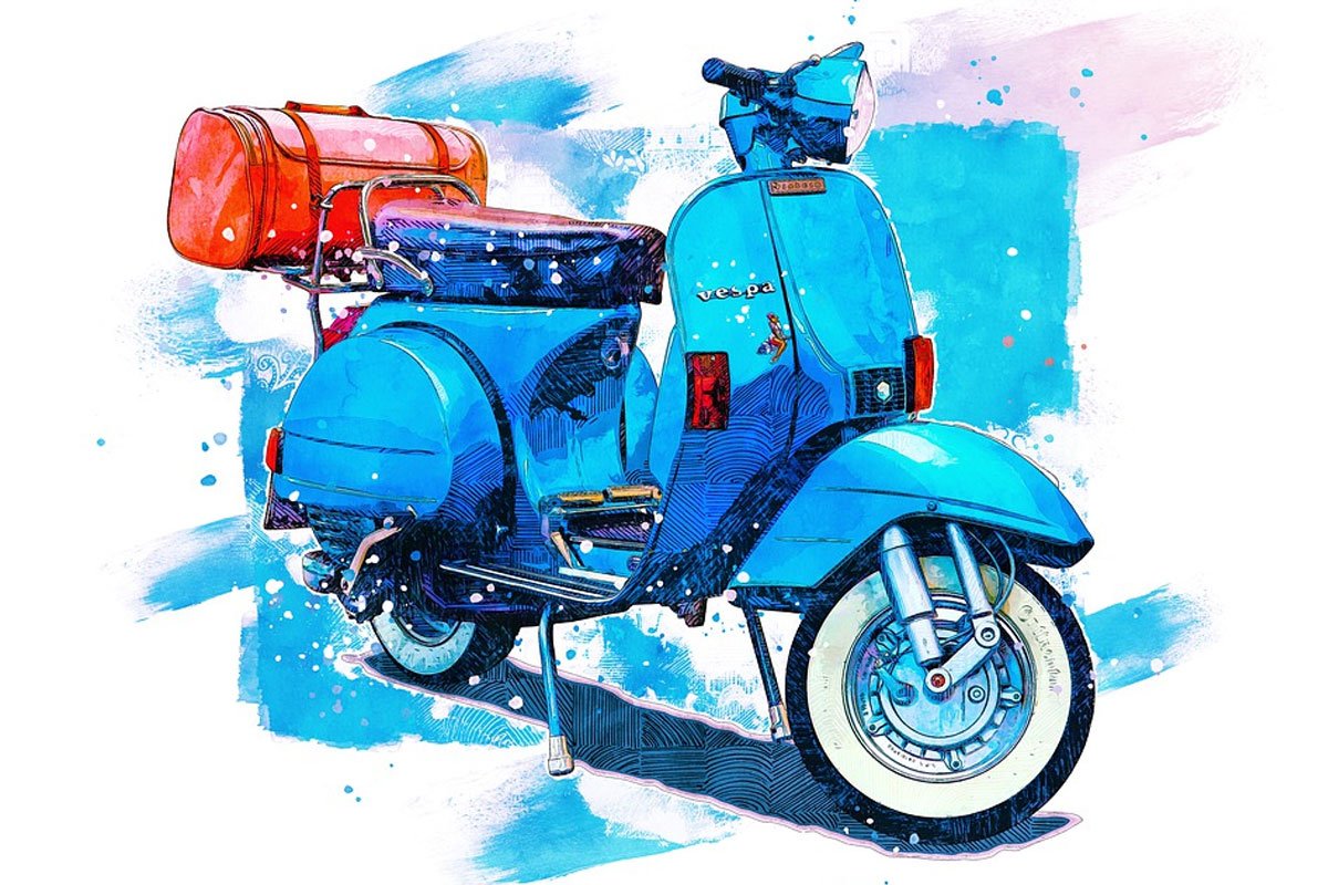 Моторы мотороллеров Веспа