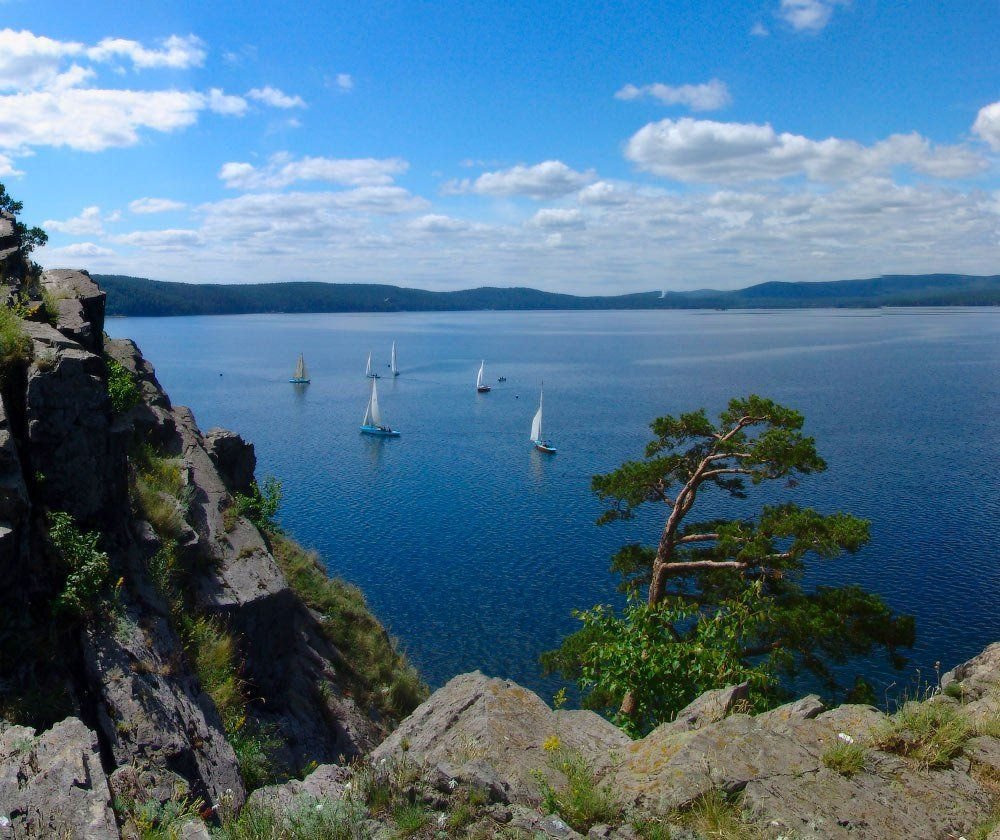 Челябинские озера остров
