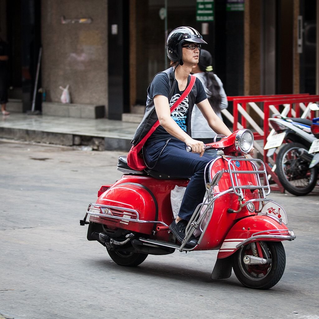 Red Vespa Vespa Scooters