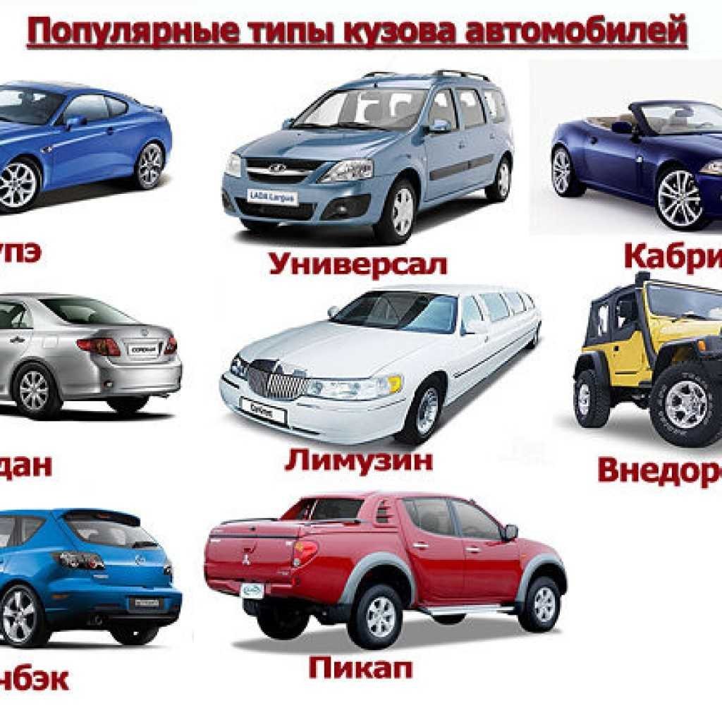 Классификация автомобильных кузовов