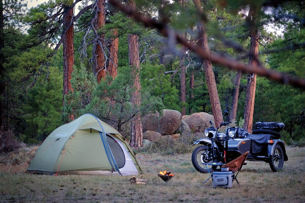 Кемпинг на мотоцикле