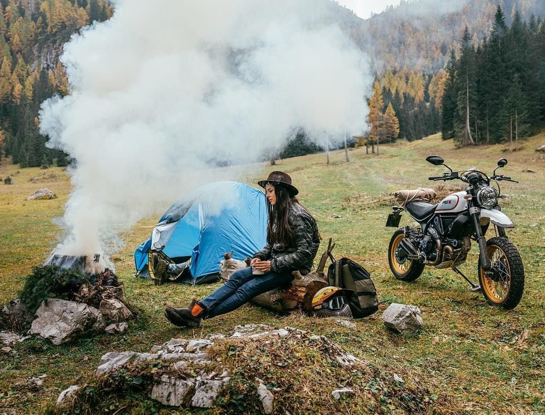 Путешествие на мотоциклах в горах