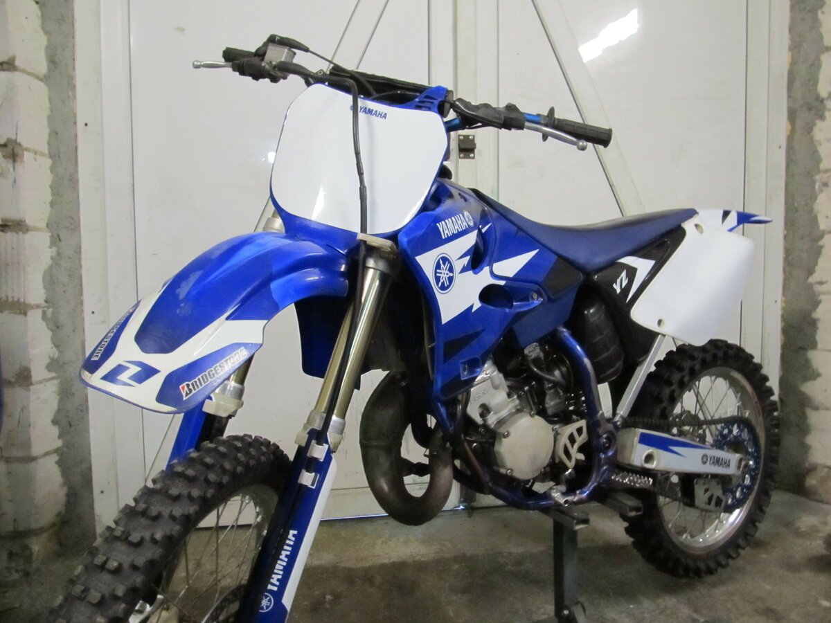 Yamaha yz125 синий