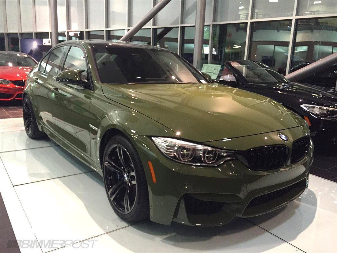 BMW m3 f80 Urban Green