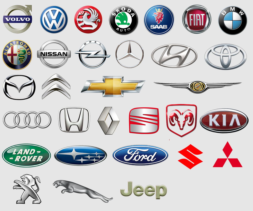 Эмблемы автомобилей. Автомобильные значки. Марки автомобилей. Эмблемы автомобилей всех марок.
