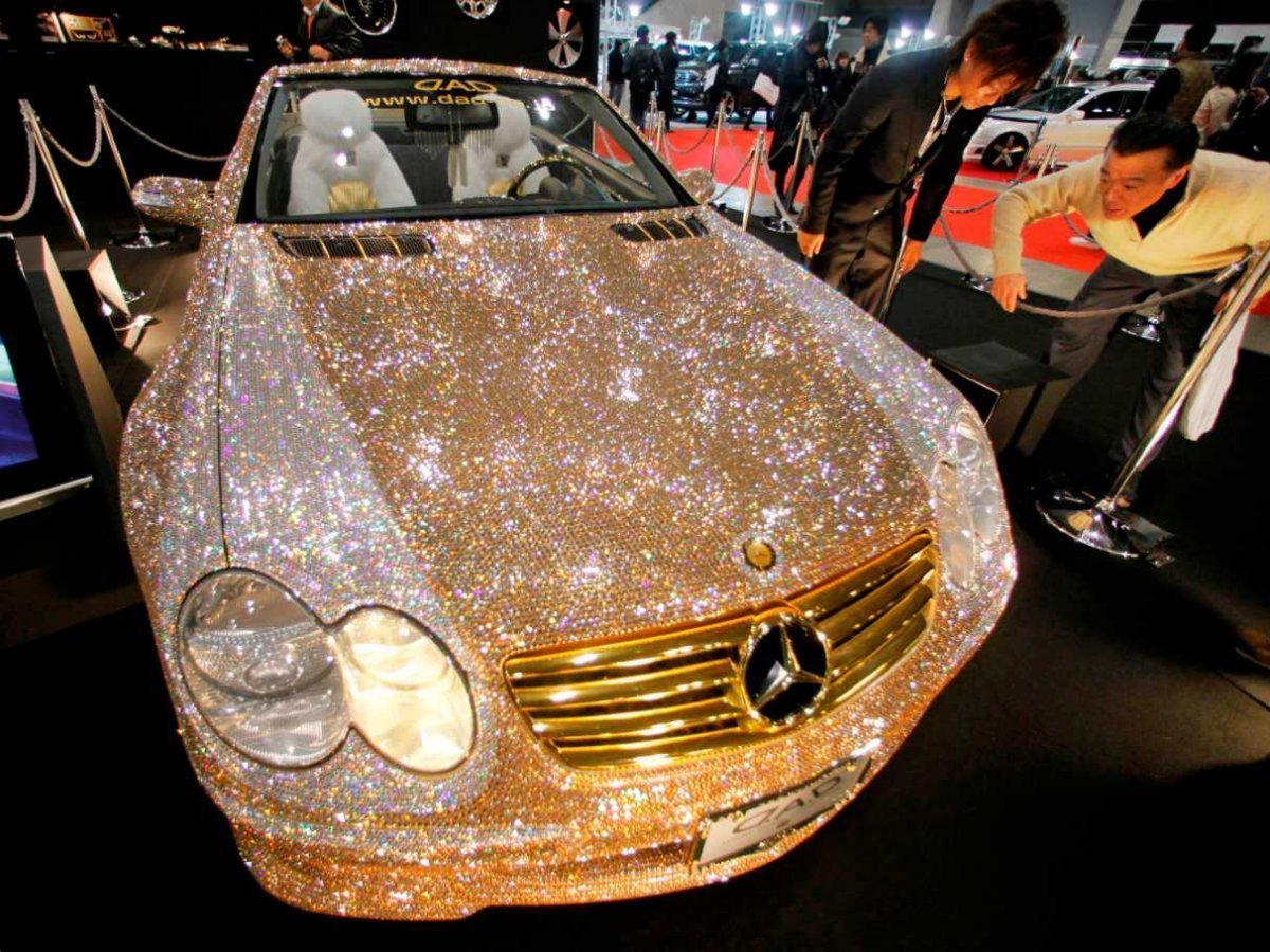Сваровски Мерседес Бенц sl600