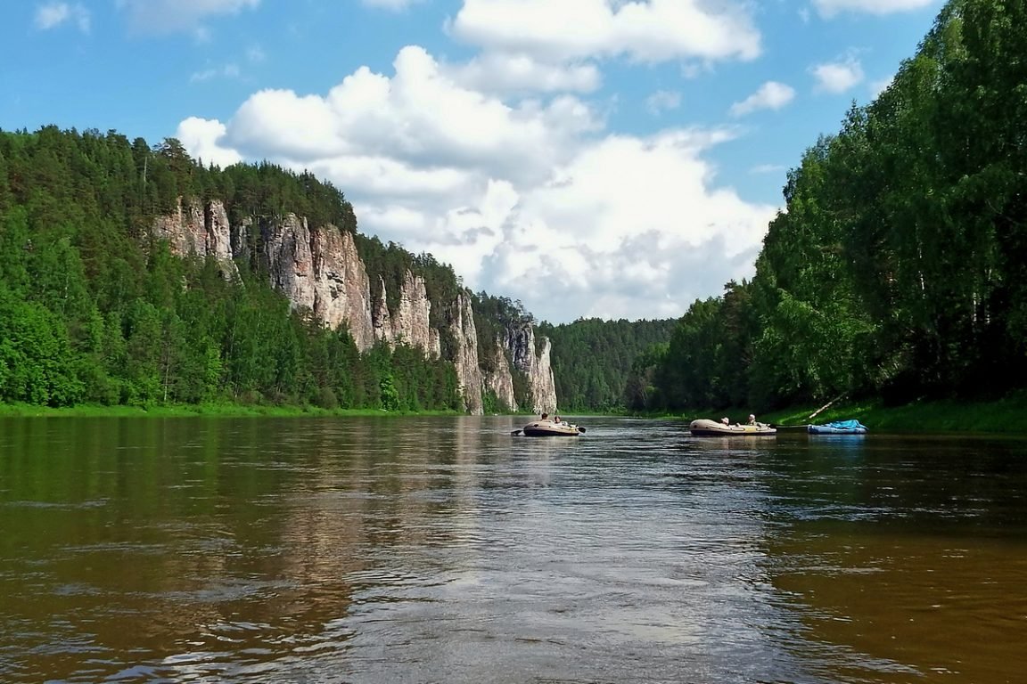 Река Чусовая сплав