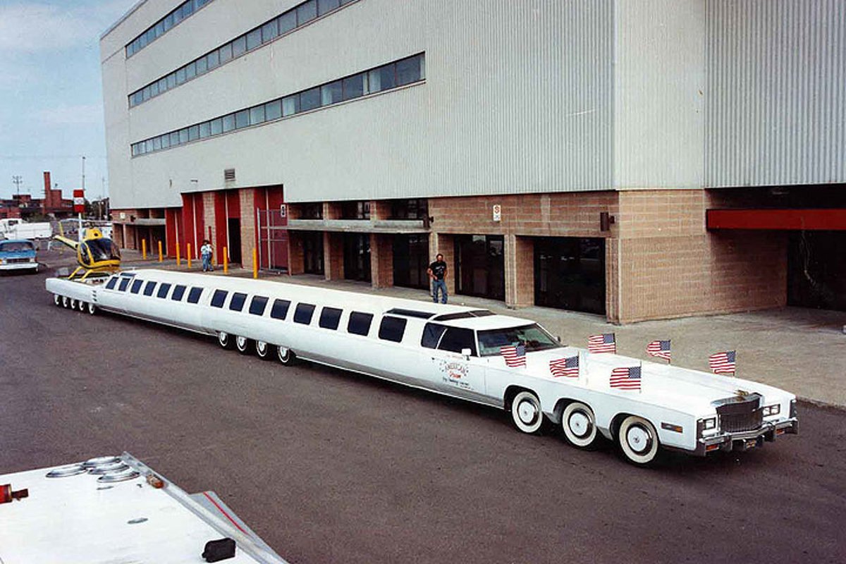 Cadillac Eldorado лимузин самый длинный