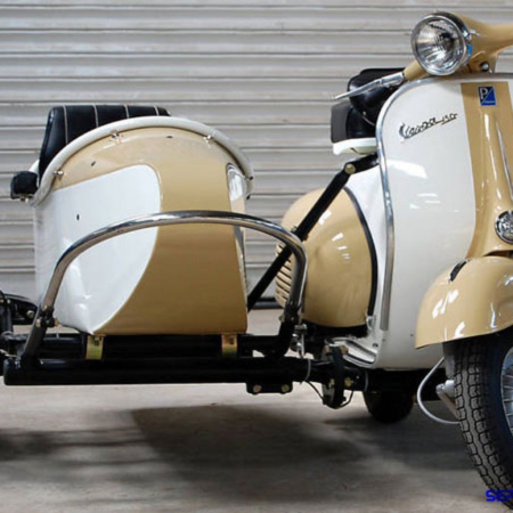 Веспа мотороллер с люлькой