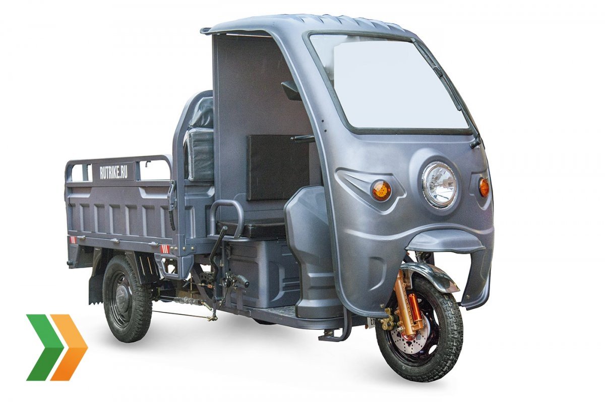 Грузовой электрический трицикл rutrike гибрид 1500