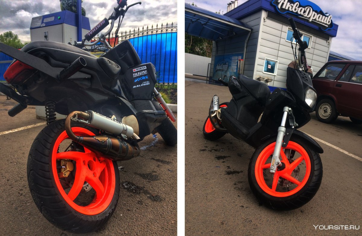Yamaha BWS под стант