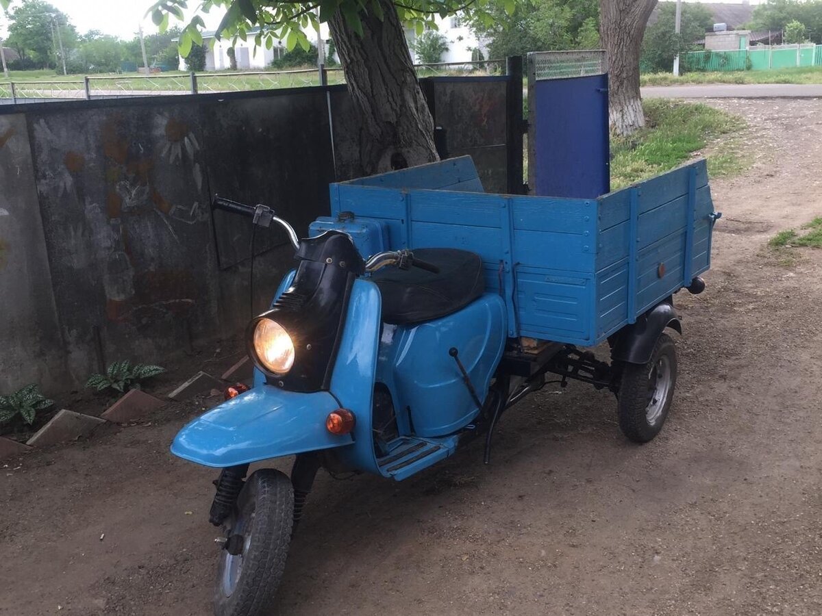 Грузовой мотороллер «муравей-3»