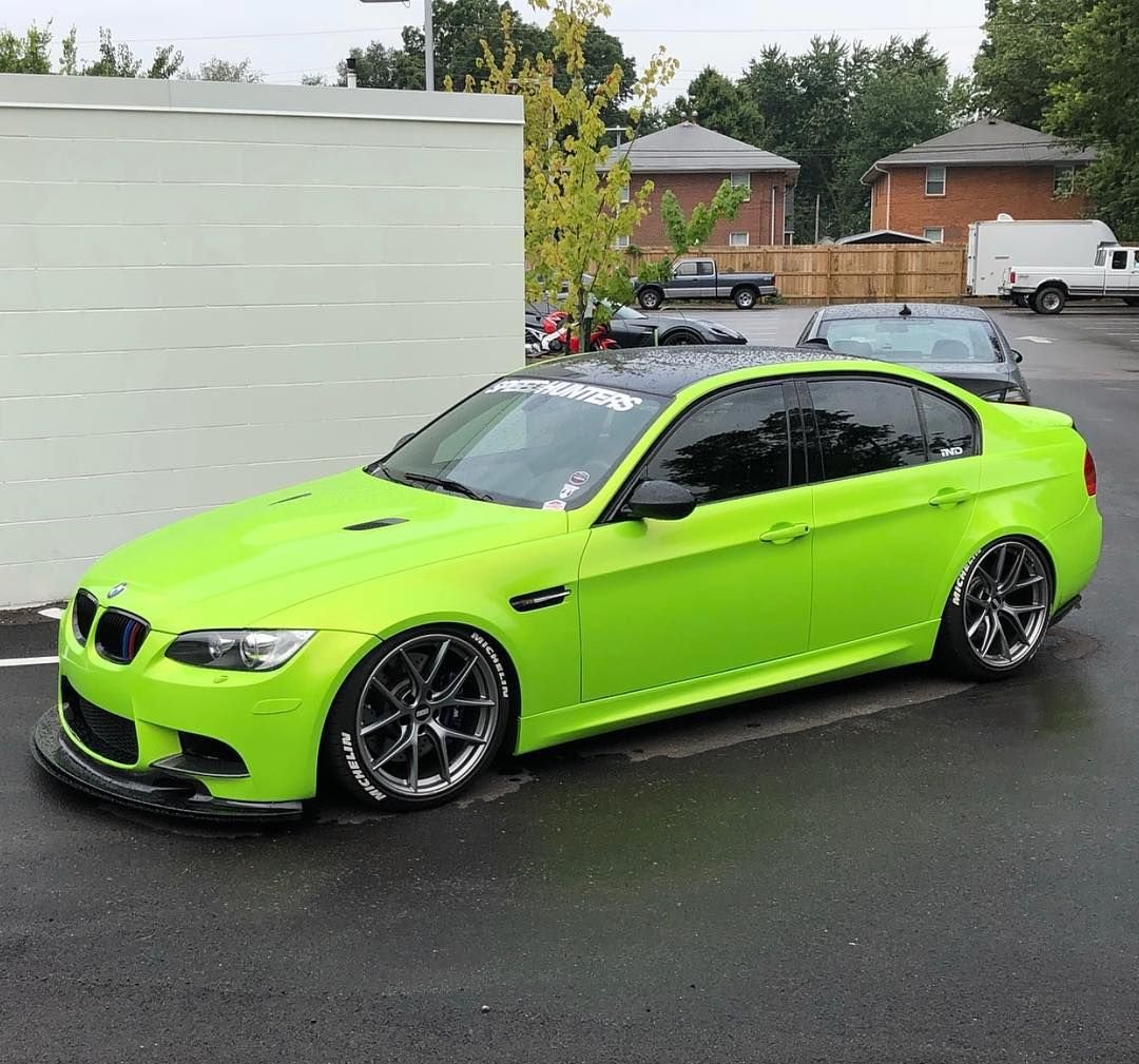 BMW m3 зеленая