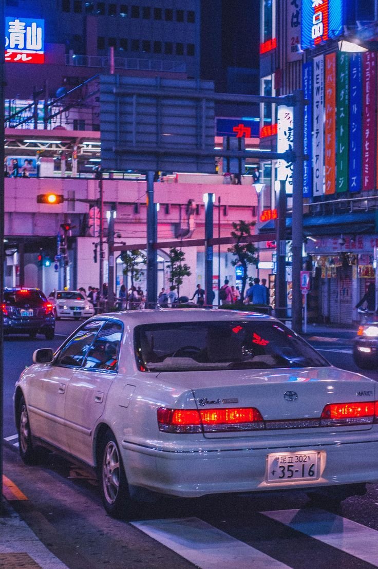 Toyota Mark 2 Night Drift Japan
