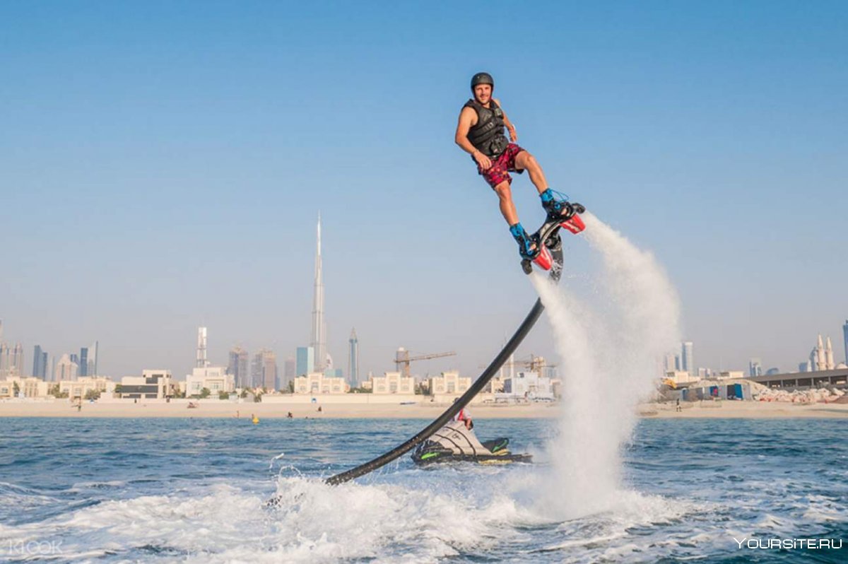 Флайборд Дубай. Флайборд на воде. Dubai флайбординг,. Дабай Уотерфолл. Средство развлечения
