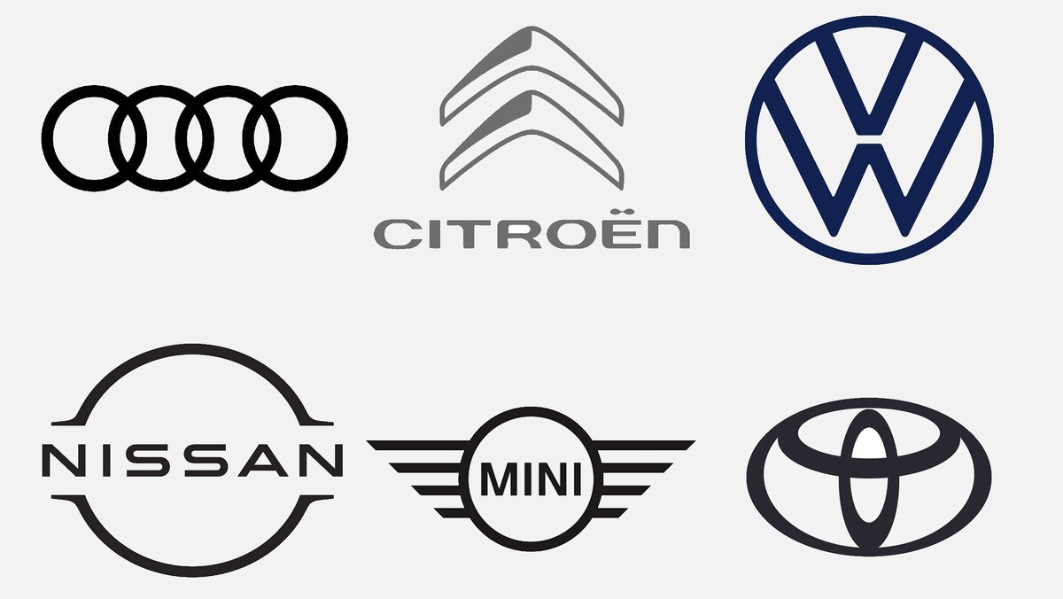 Фирменные знаки производителей автомобилей