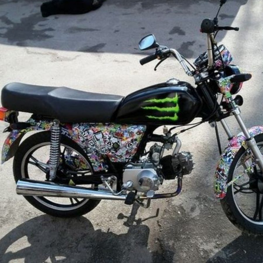 Мопед Альфа 110 тюнингованный