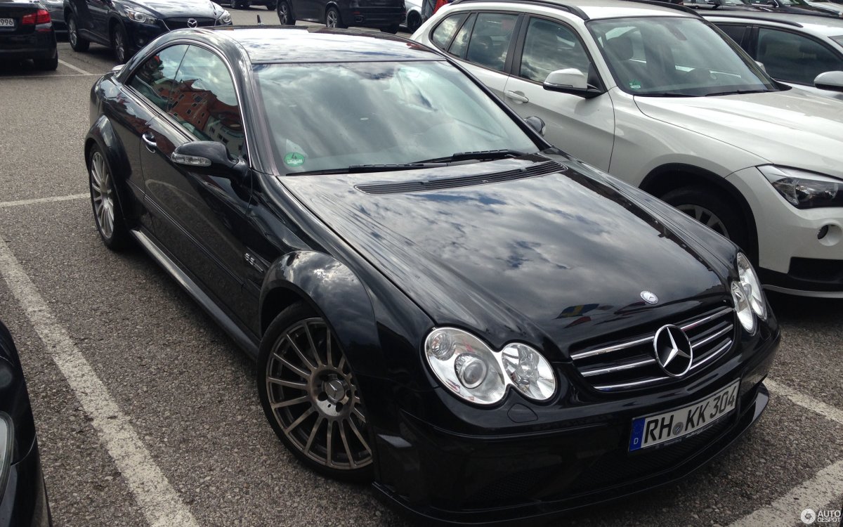 Mercedes CLK черный