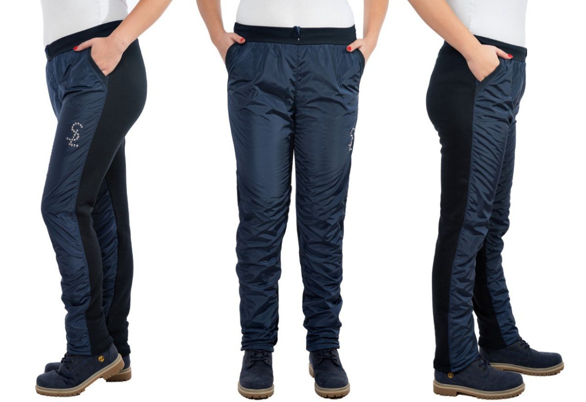 Комбинированные спортивные штаны