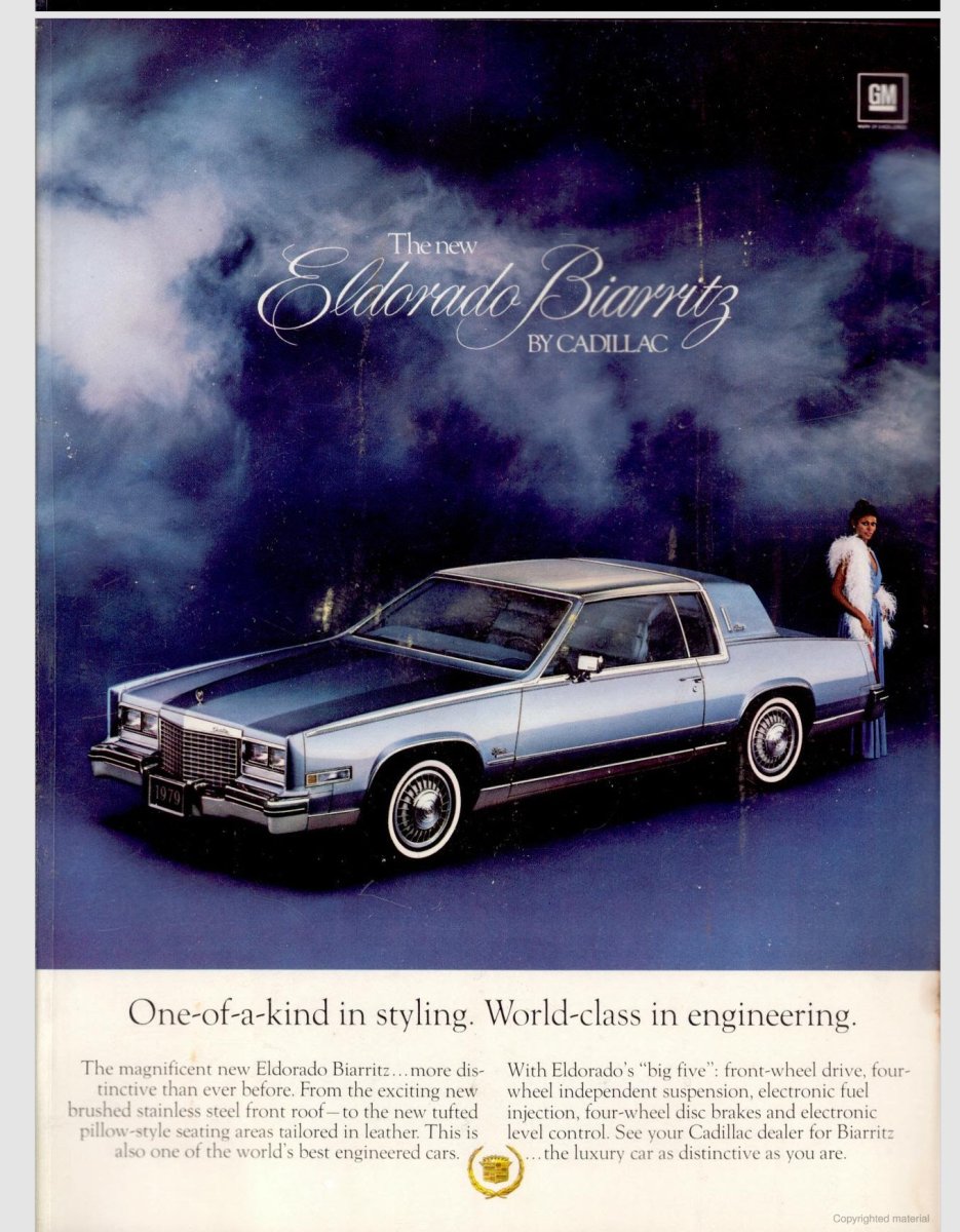 1979 Cadillac advertisement