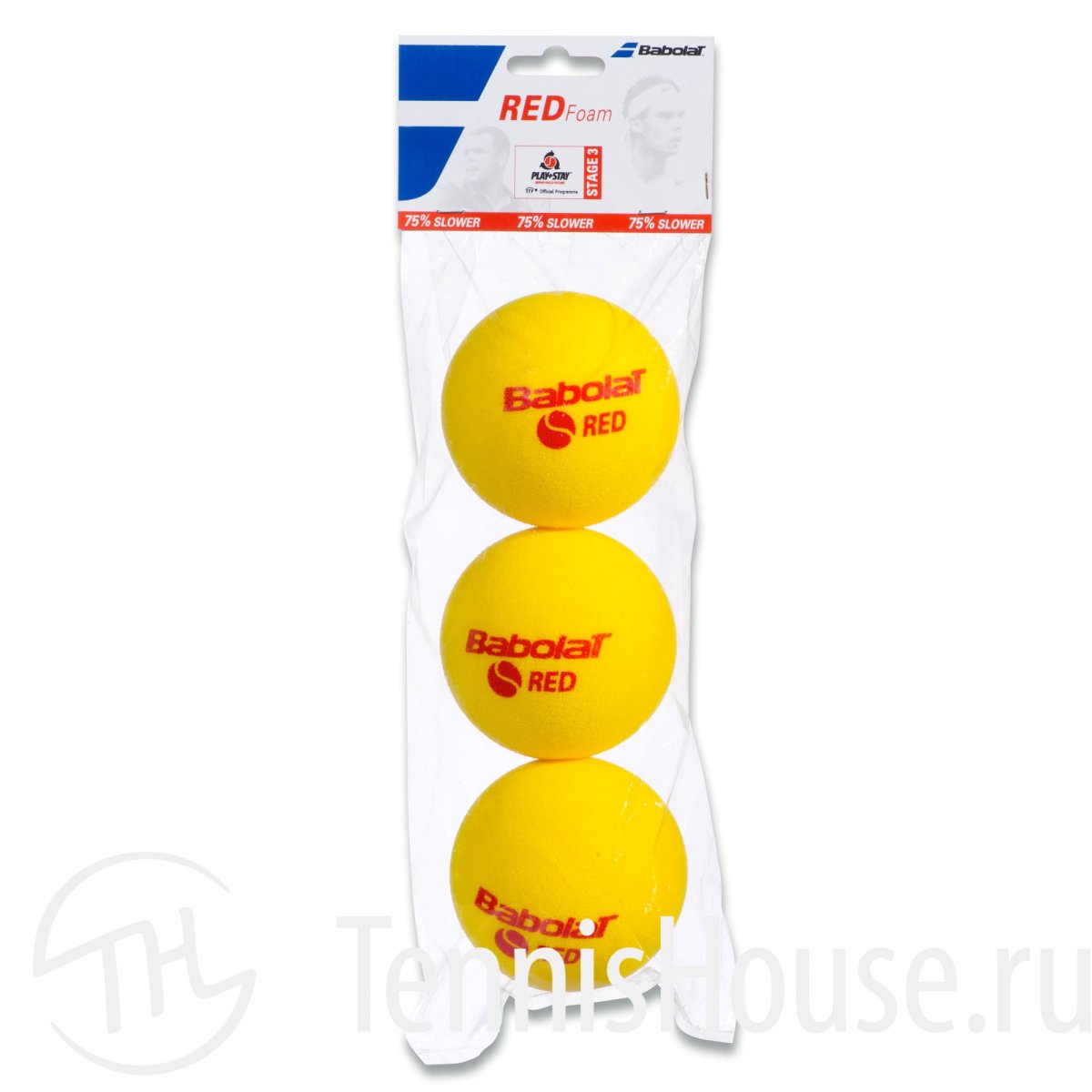 Мячи теннис большой Babolat Red Foam x3