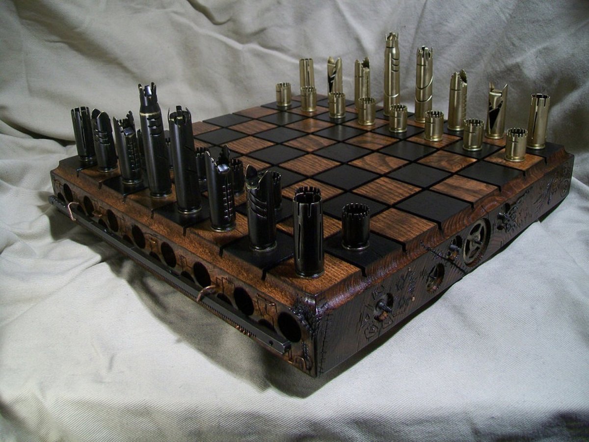 Шахматы стимпанк Steampunk